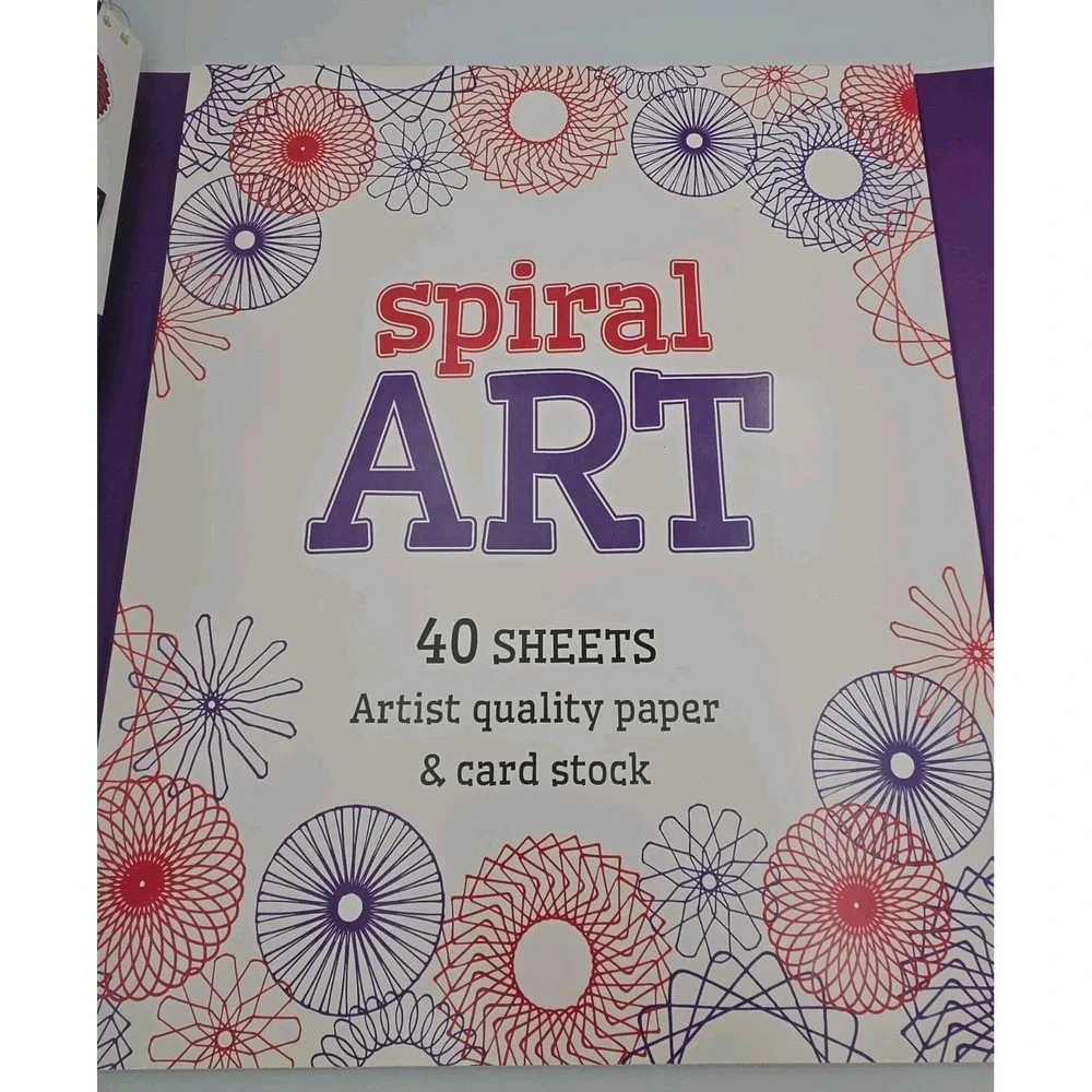 Spice Box Spiral Art Book Set 14 Piece Spiral Tools 26 Projects 07939 NEW